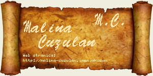 Malina Ćuzulan vizit kartica